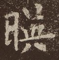 暎字的其他书法字体