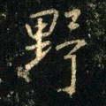 埜字的其他书法字体