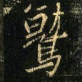 鹫字的其他书法字体