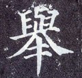 举字的其他书法字体