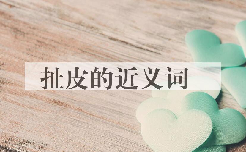 用扯皮造句