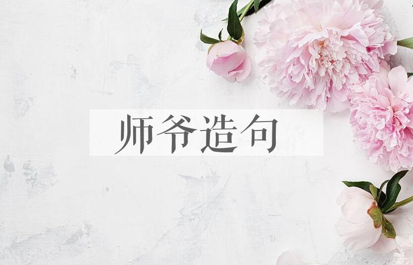 用师爷造句